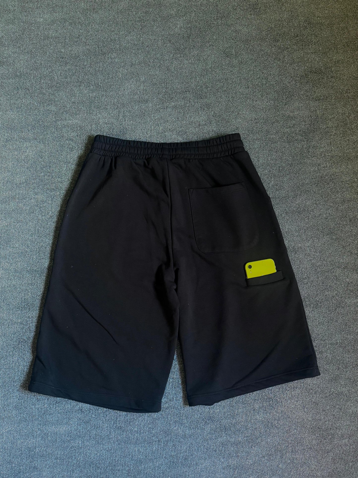 Short noir casual (style sport urbain)